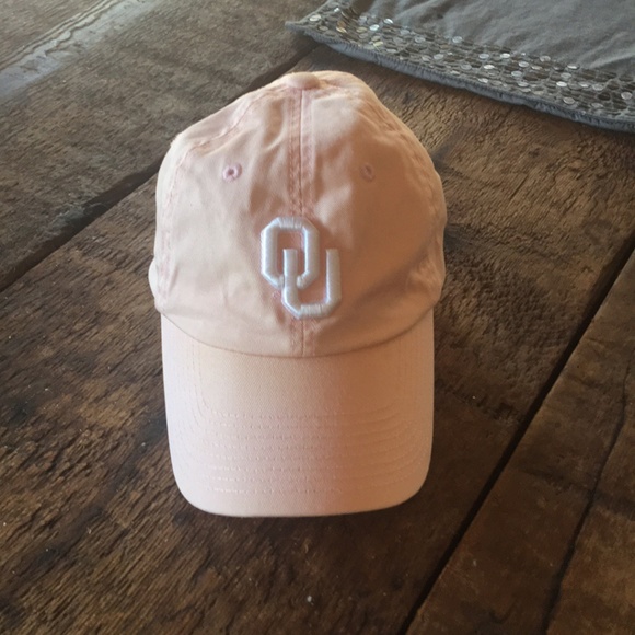 Accessories - OU Pink embroidered ball cap